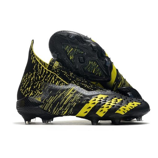 Adidas Predator Freak + FG Zwart Geel_1.jpg